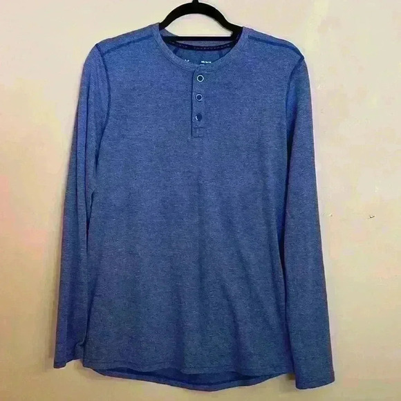 Under Armour Other - Under Armour Heatgear Threadborne 3 Button Long Sleeve Top Size Medium